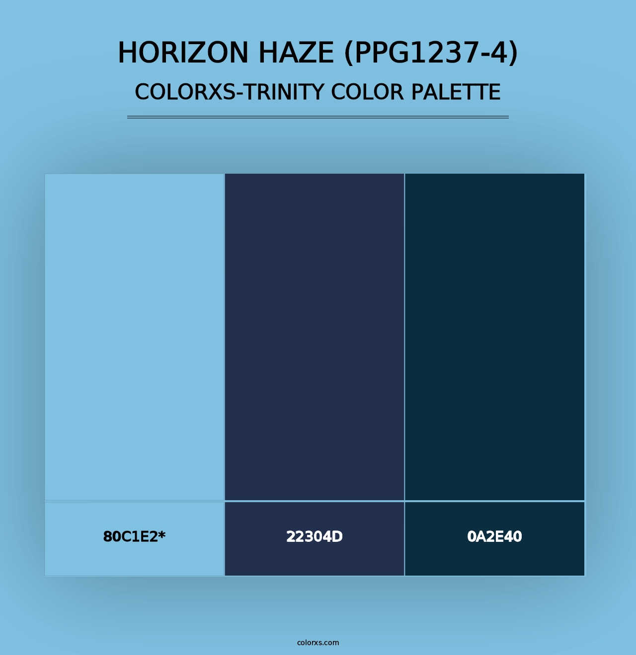 Horizon Haze (PPG1237-4) - Colorxs Trinity Palette