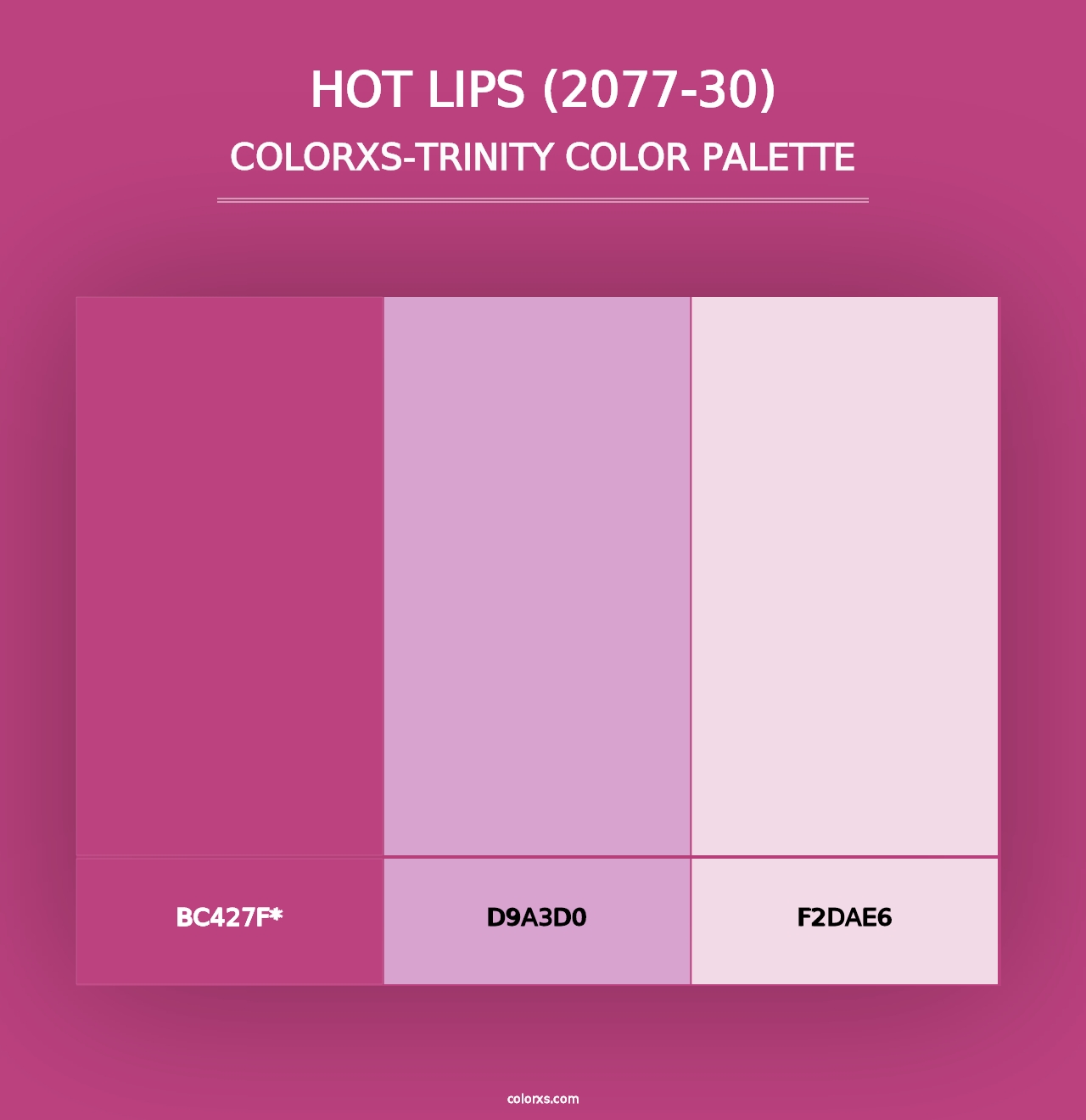 Hot Lips (2077-30) - Colorxs Trinity Palette