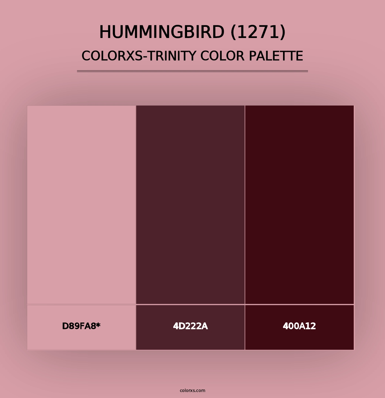 Hummingbird (1271) - Colorxs Trinity Palette