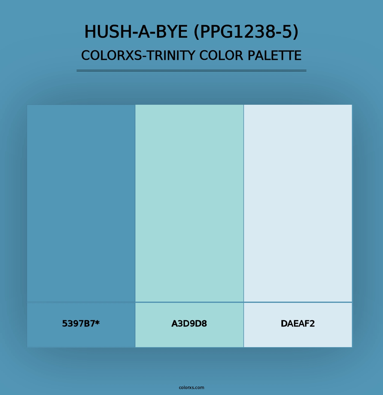 Hush-A-Bye (PPG1238-5) - Colorxs Trinity Palette