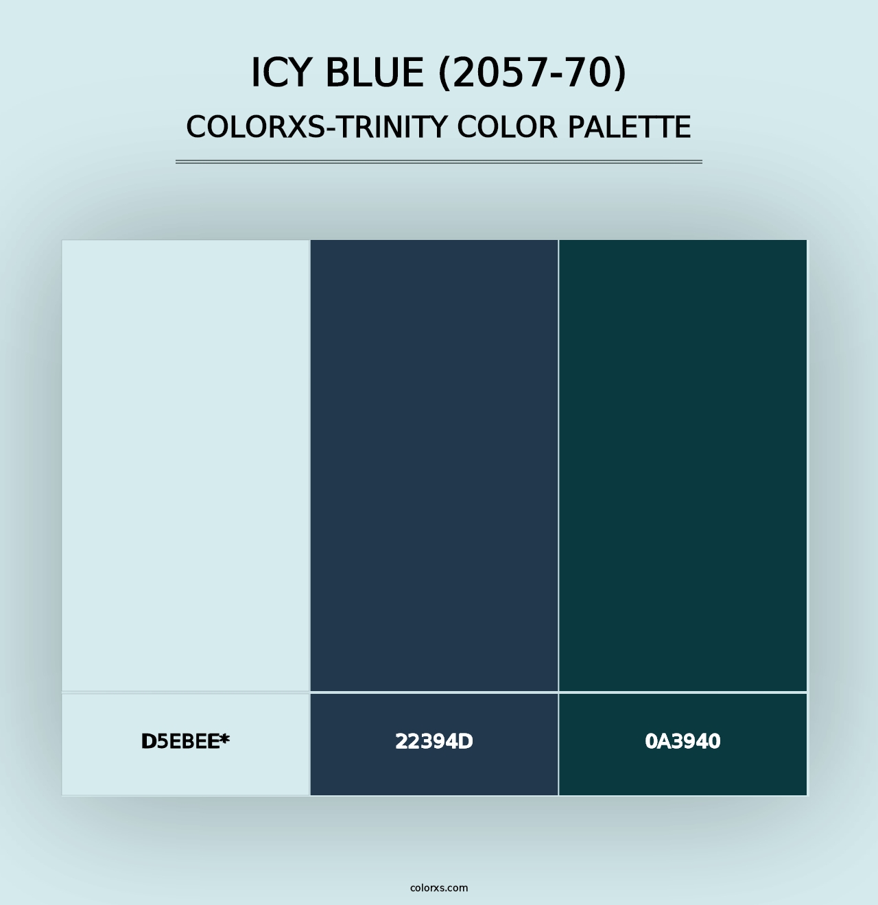 Icy Blue (2057-70) - Colorxs Trinity Palette