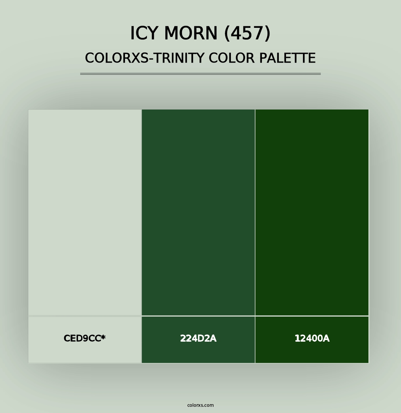 Icy Morn (457) - Colorxs Trinity Palette