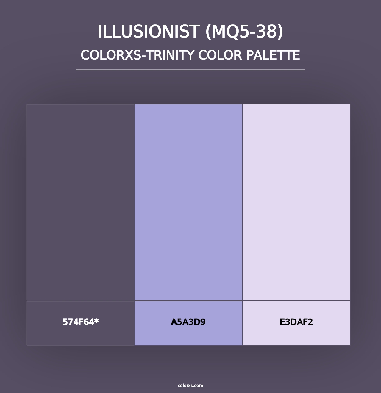 Illusionist (MQ5-38) - Colorxs Trinity Palette