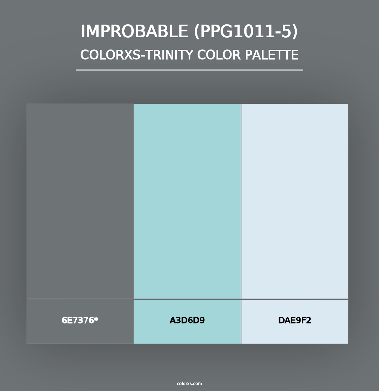 Improbable (PPG1011-5) - Colorxs Trinity Palette