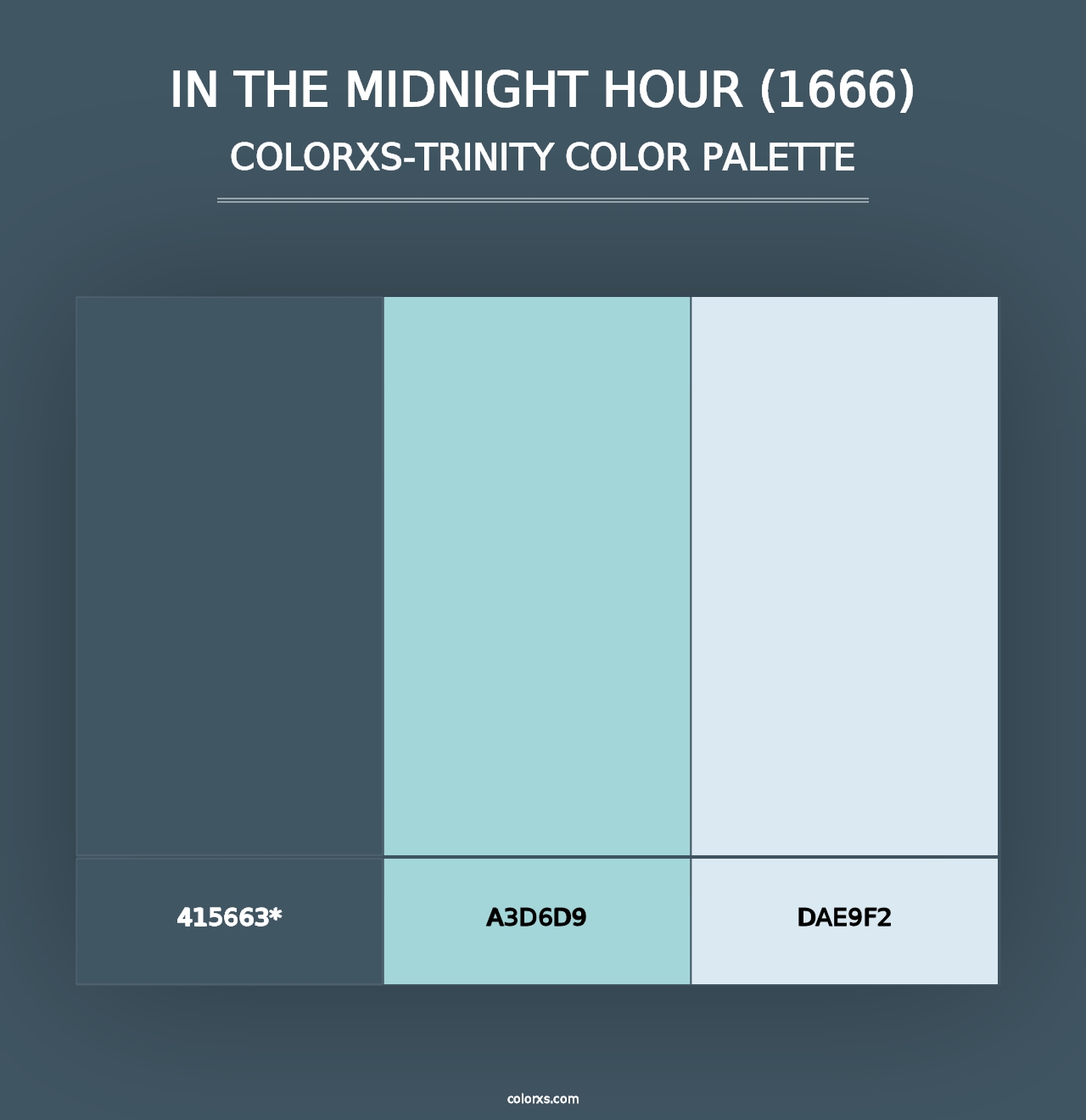 In the Midnight Hour (1666) - Colorxs Trinity Palette