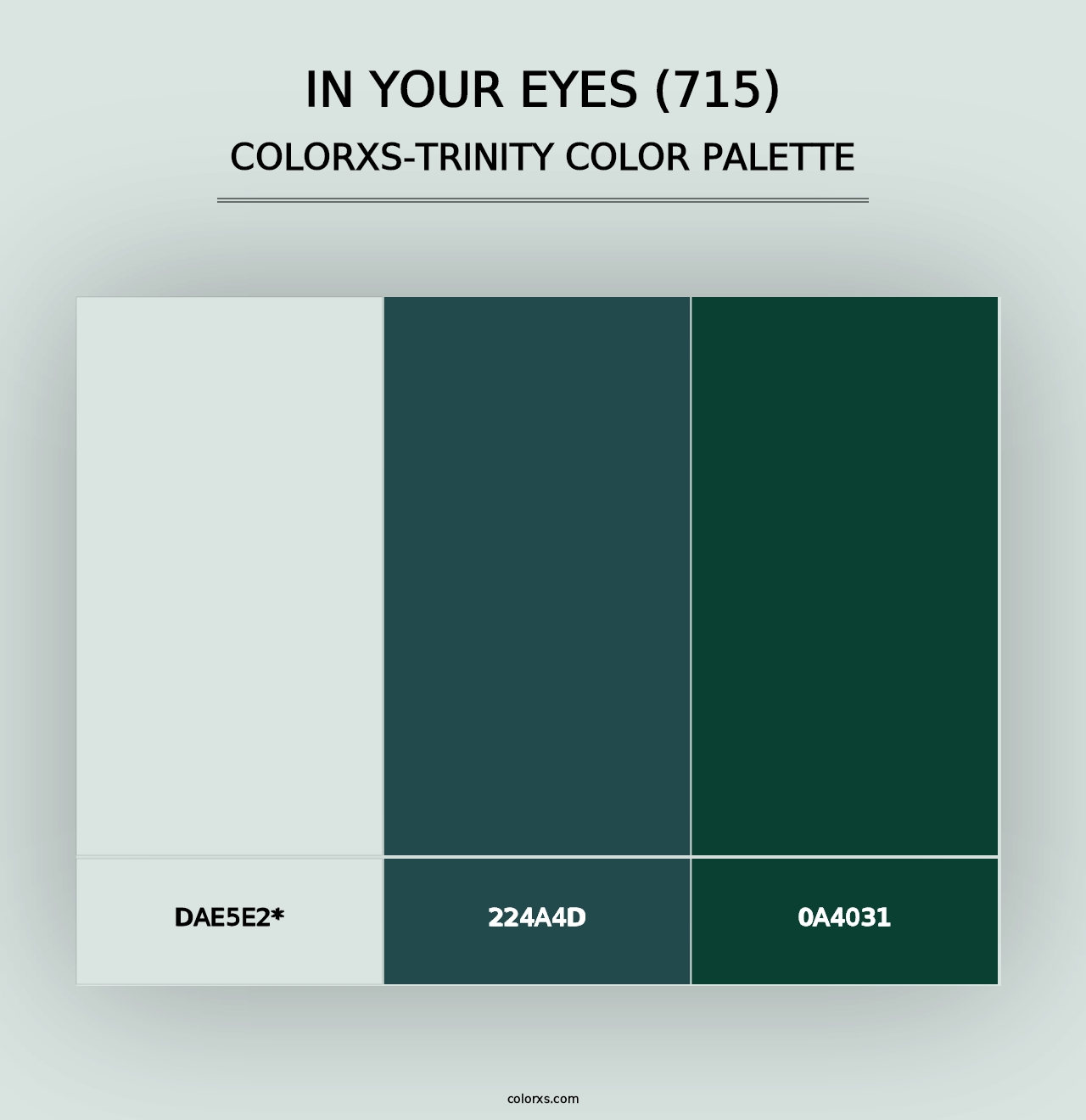 In Your Eyes (715) - Colorxs Trinity Palette