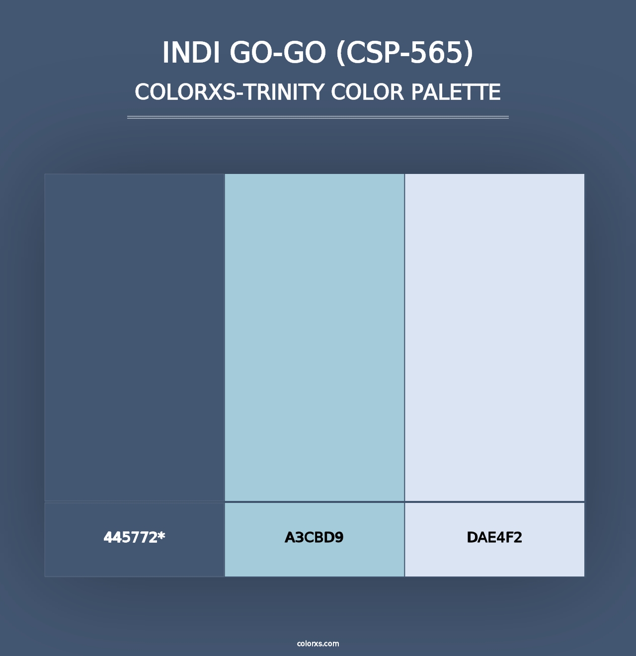 Indi Go-Go (CSP-565) - Colorxs Trinity Palette