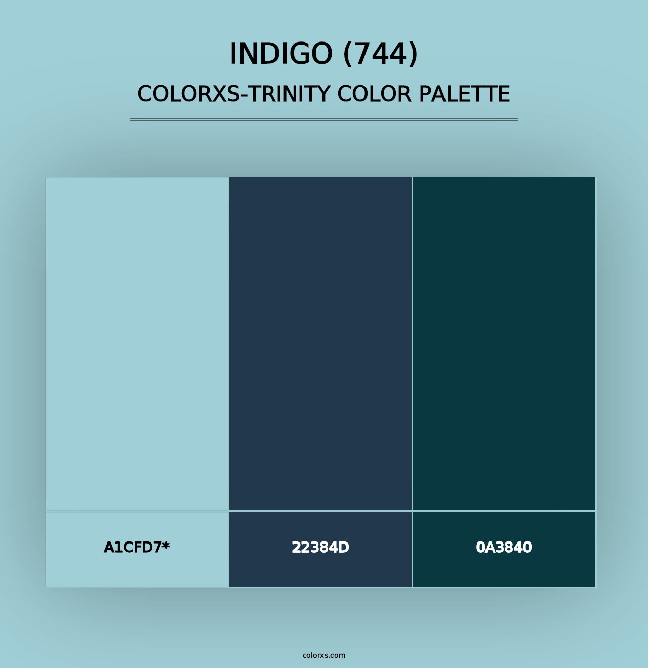 Indigo (744) - Colorxs Trinity Palette