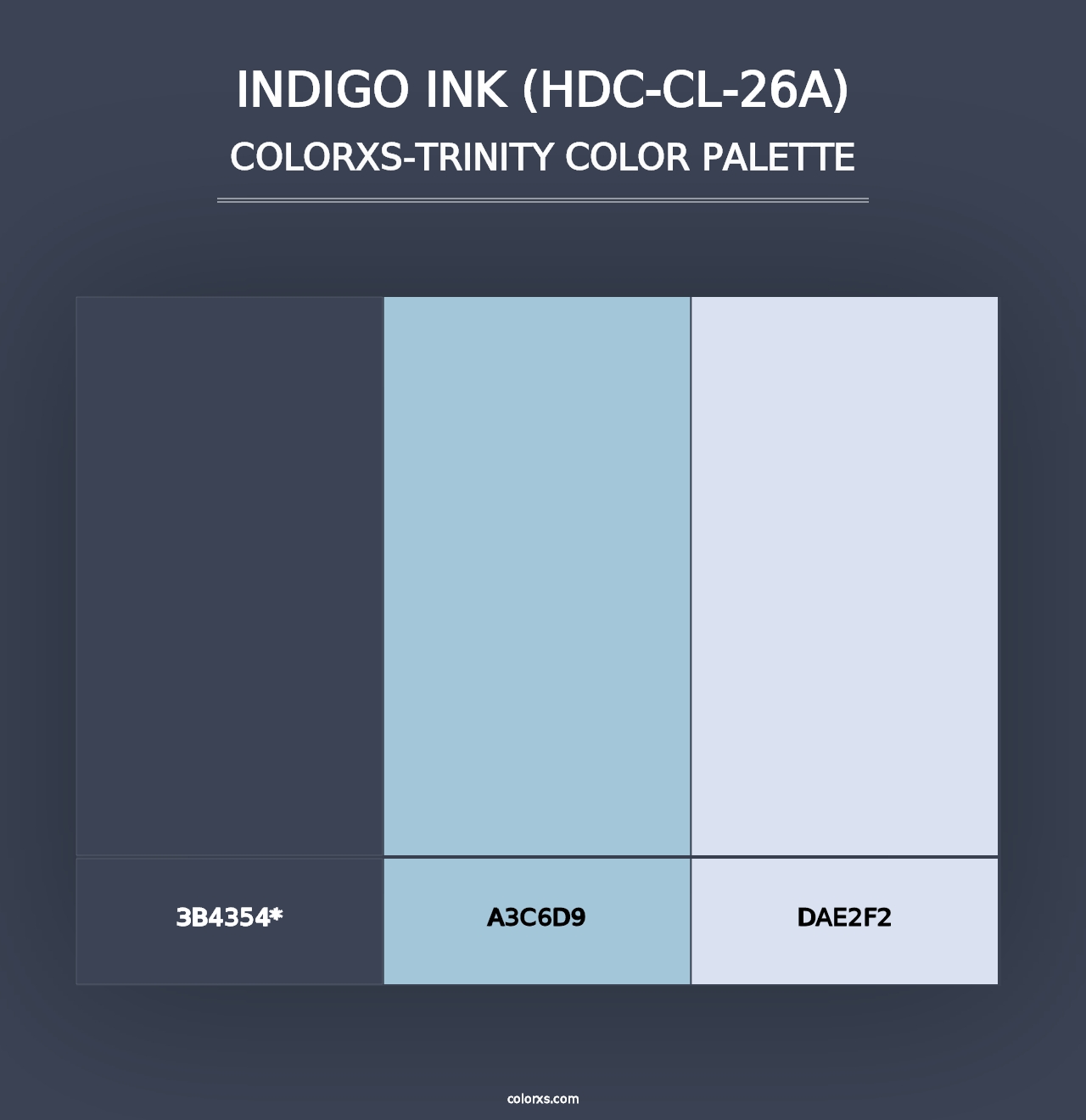 Indigo Ink (HDC-CL-26A) - Colorxs Trinity Palette