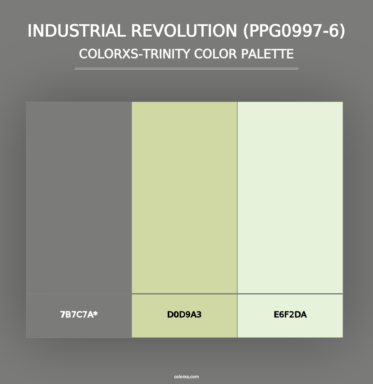 Industrial Revolution (PPG0997-6) - Colorxs Trinity Palette