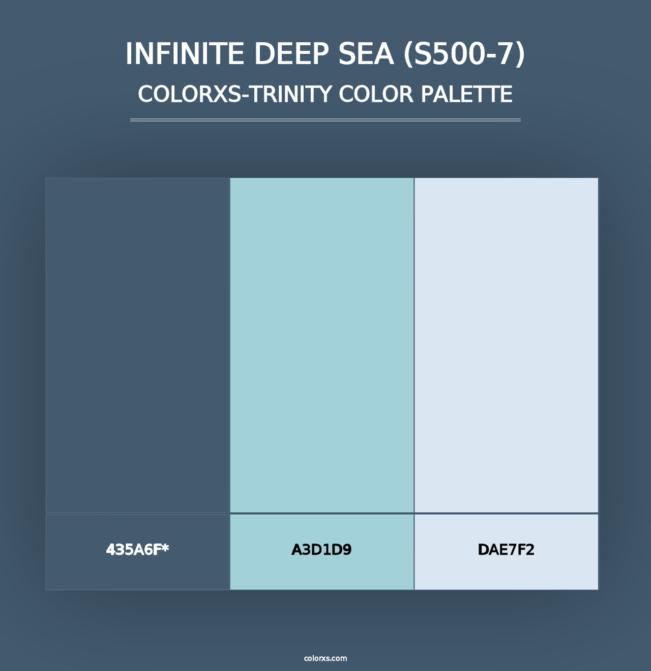 Infinite Deep Sea (S500-7) - Colorxs Trinity Palette