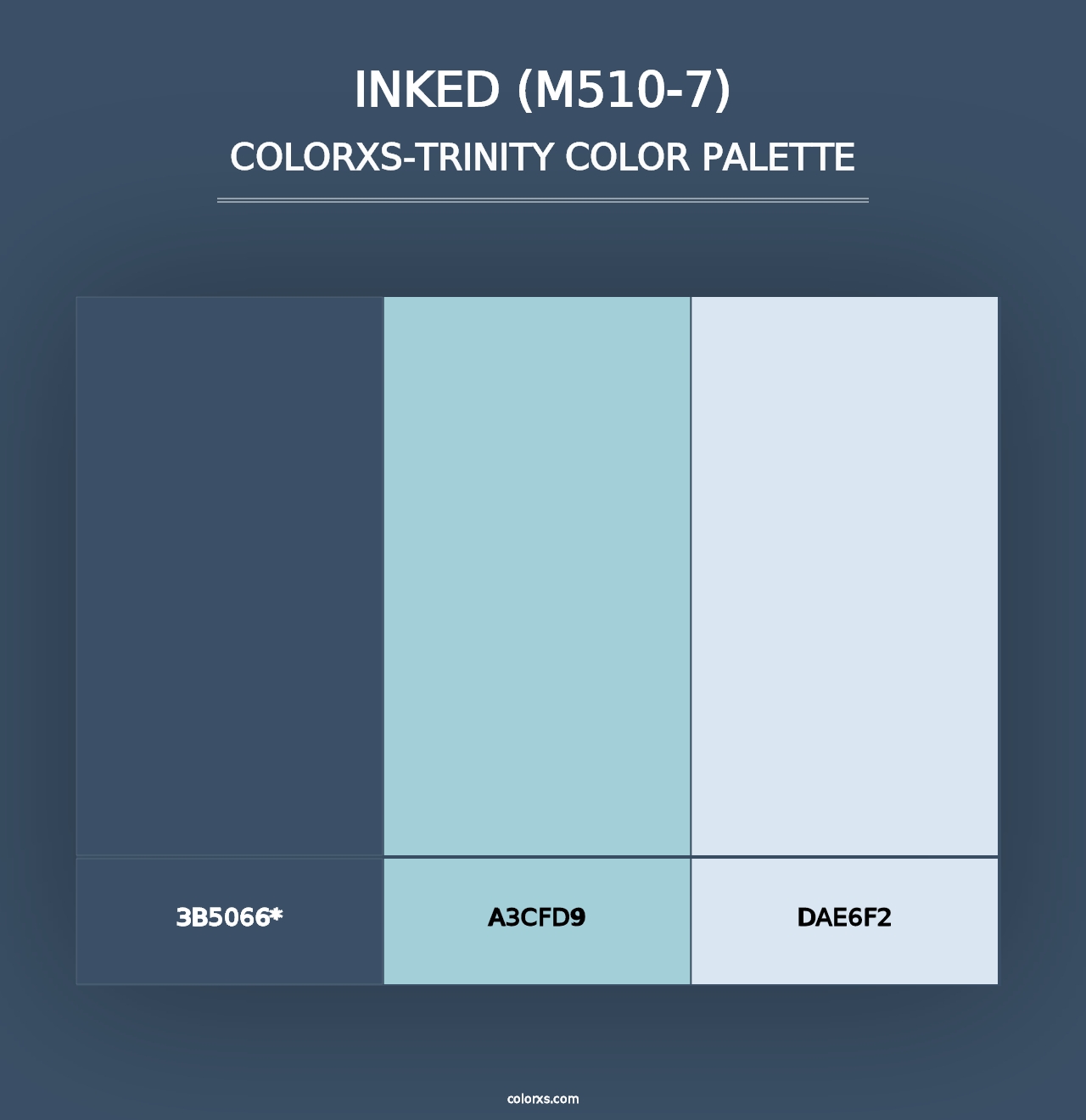 Inked (M510-7) - Colorxs Trinity Palette