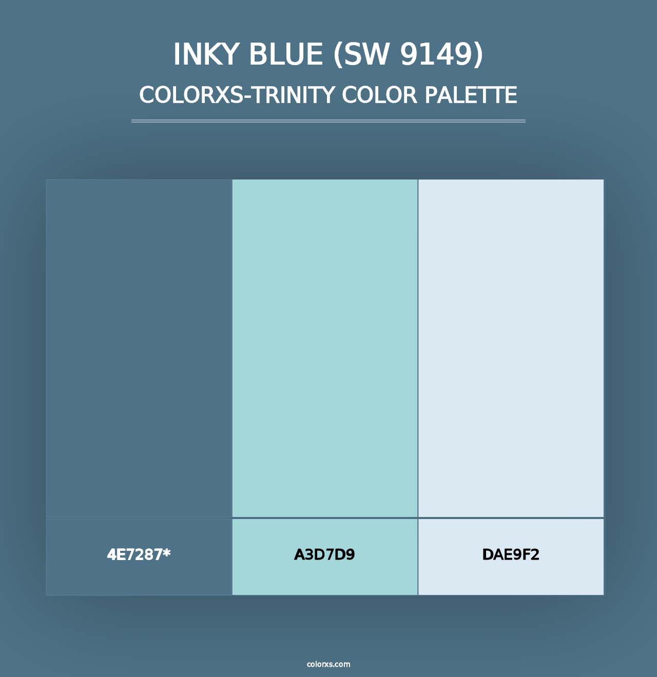 Inky Blue (SW 9149) - Colorxs Trinity Palette