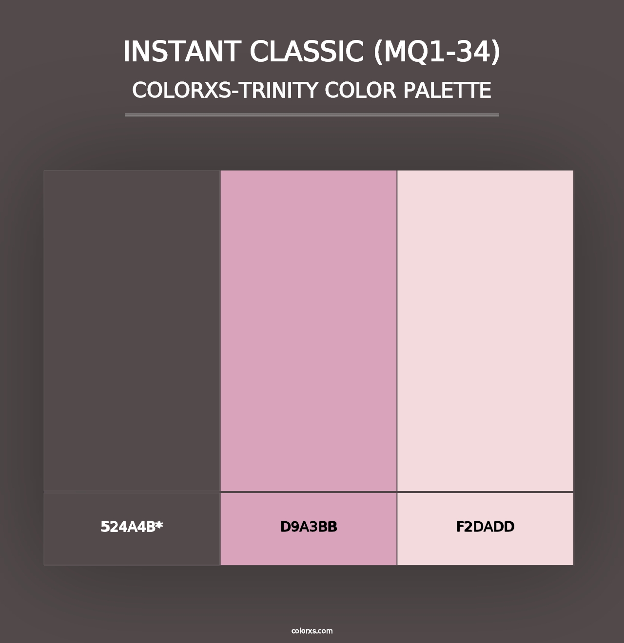 Instant Classic (MQ1-34) - Colorxs Trinity Palette