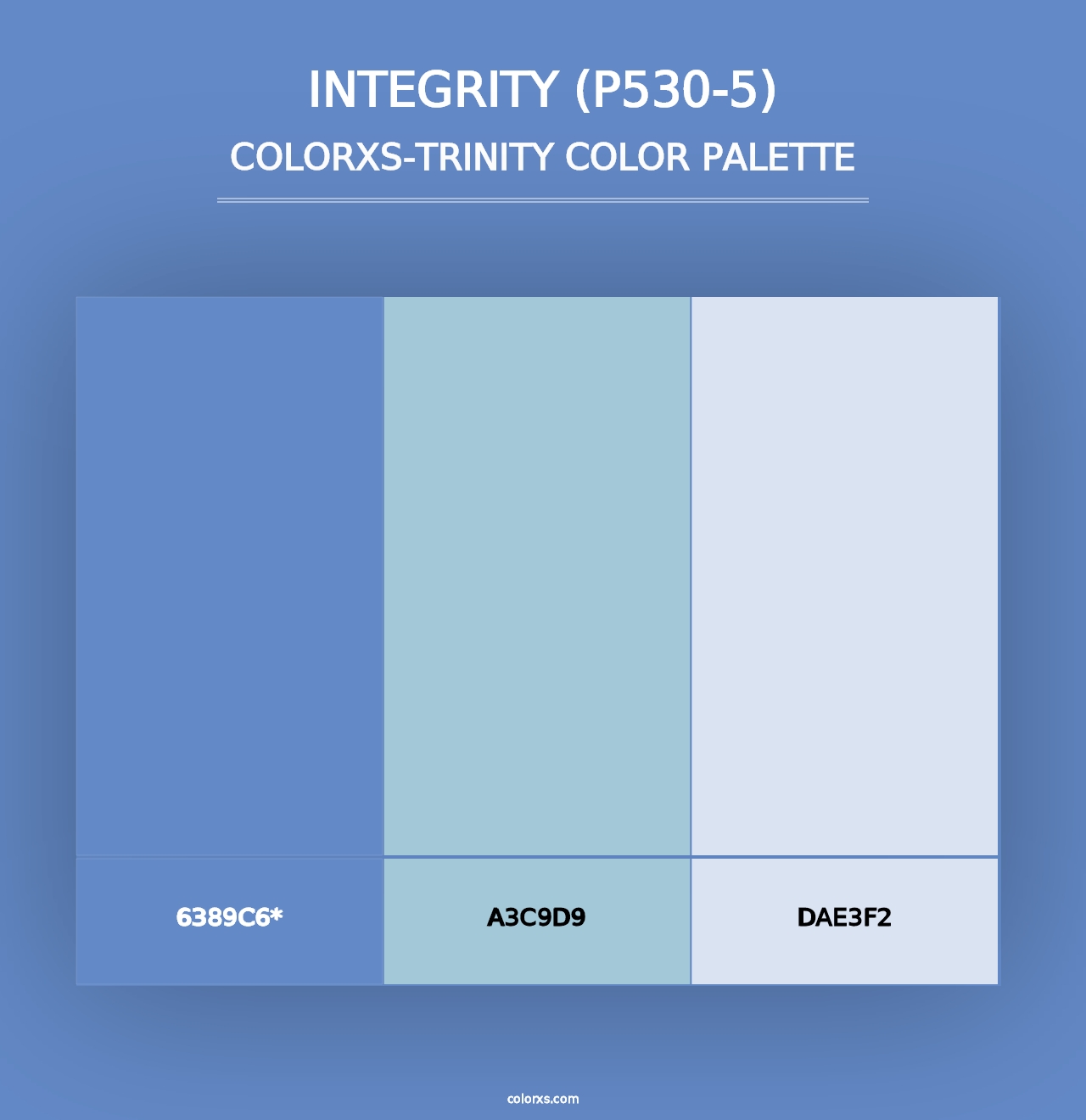 Integrity (P530-5) - Colorxs Trinity Palette