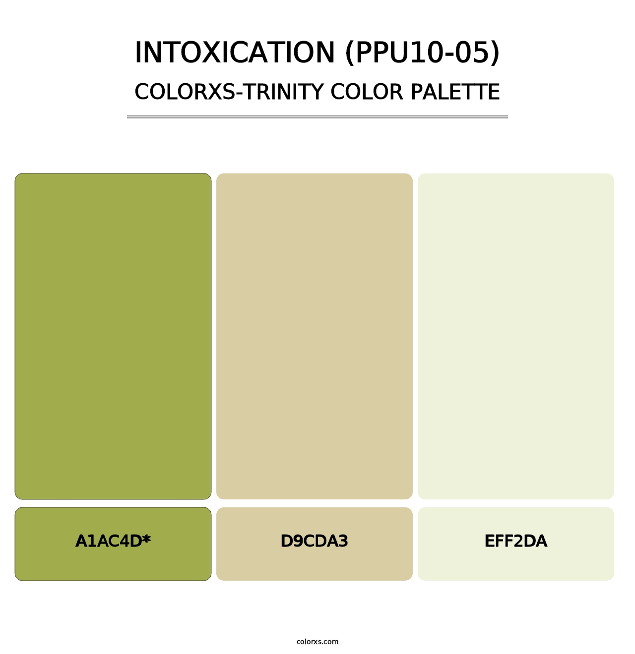 Intoxication (PPU10-05) - Colorxs Trinity Palette