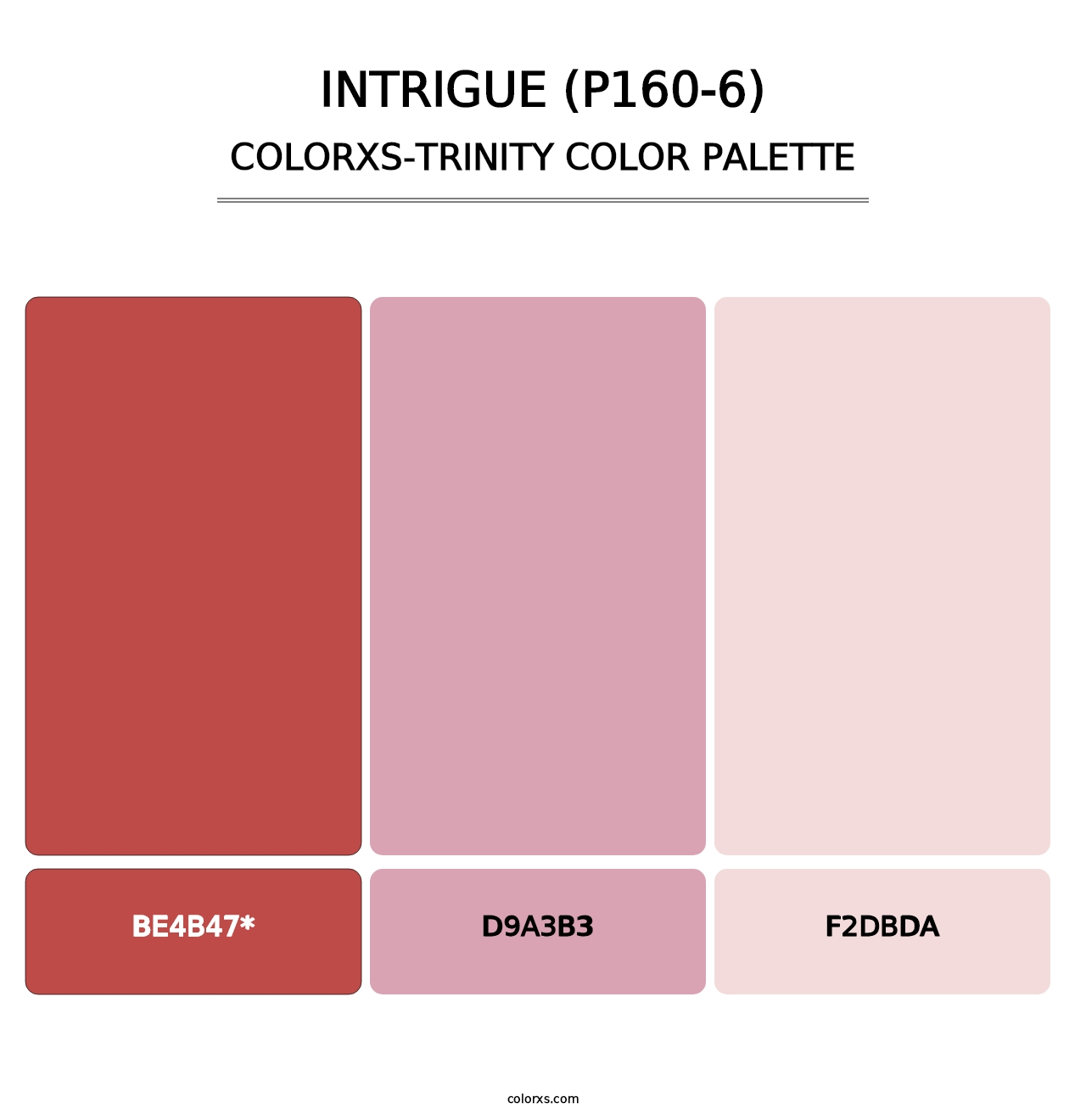 Intrigue (P160-6) - Colorxs Trinity Palette