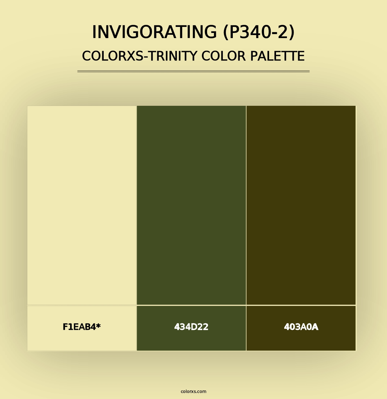 Invigorating (P340-2) - Colorxs Trinity Palette