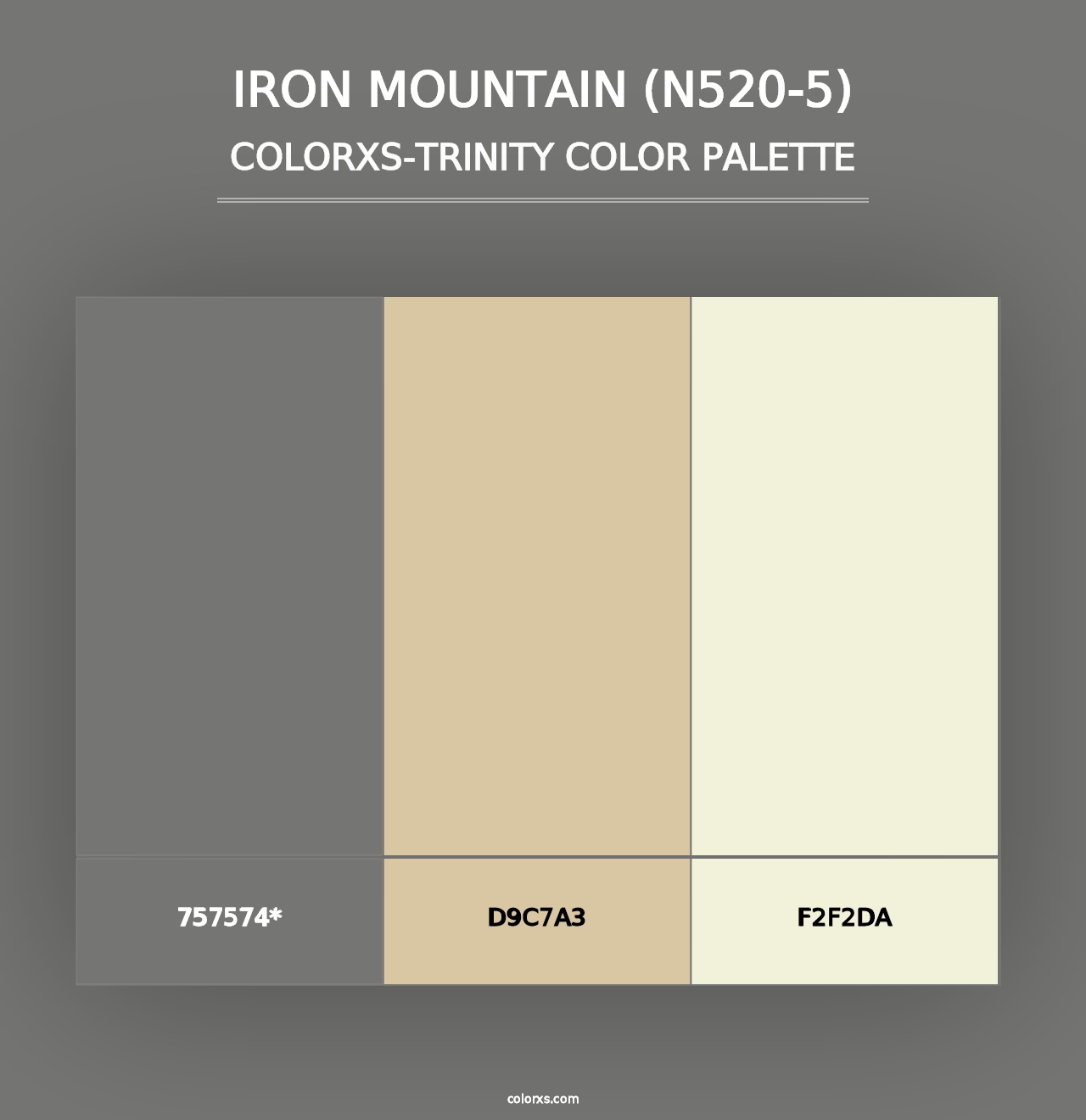 Iron Mountain (N520-5) - Colorxs Trinity Palette