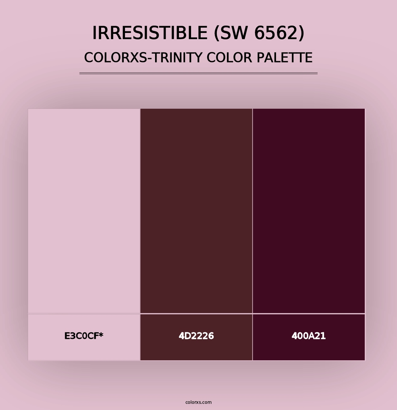 Irresistible (SW 6562) - Colorxs Trinity Palette