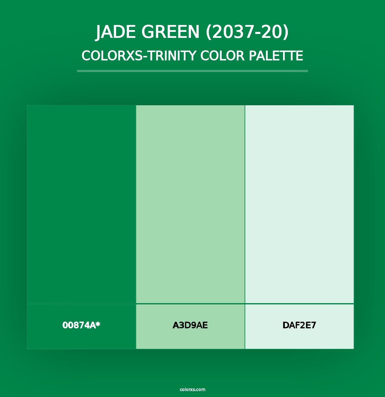 Jade Green (2037-20) - Colorxs Trinity Palette