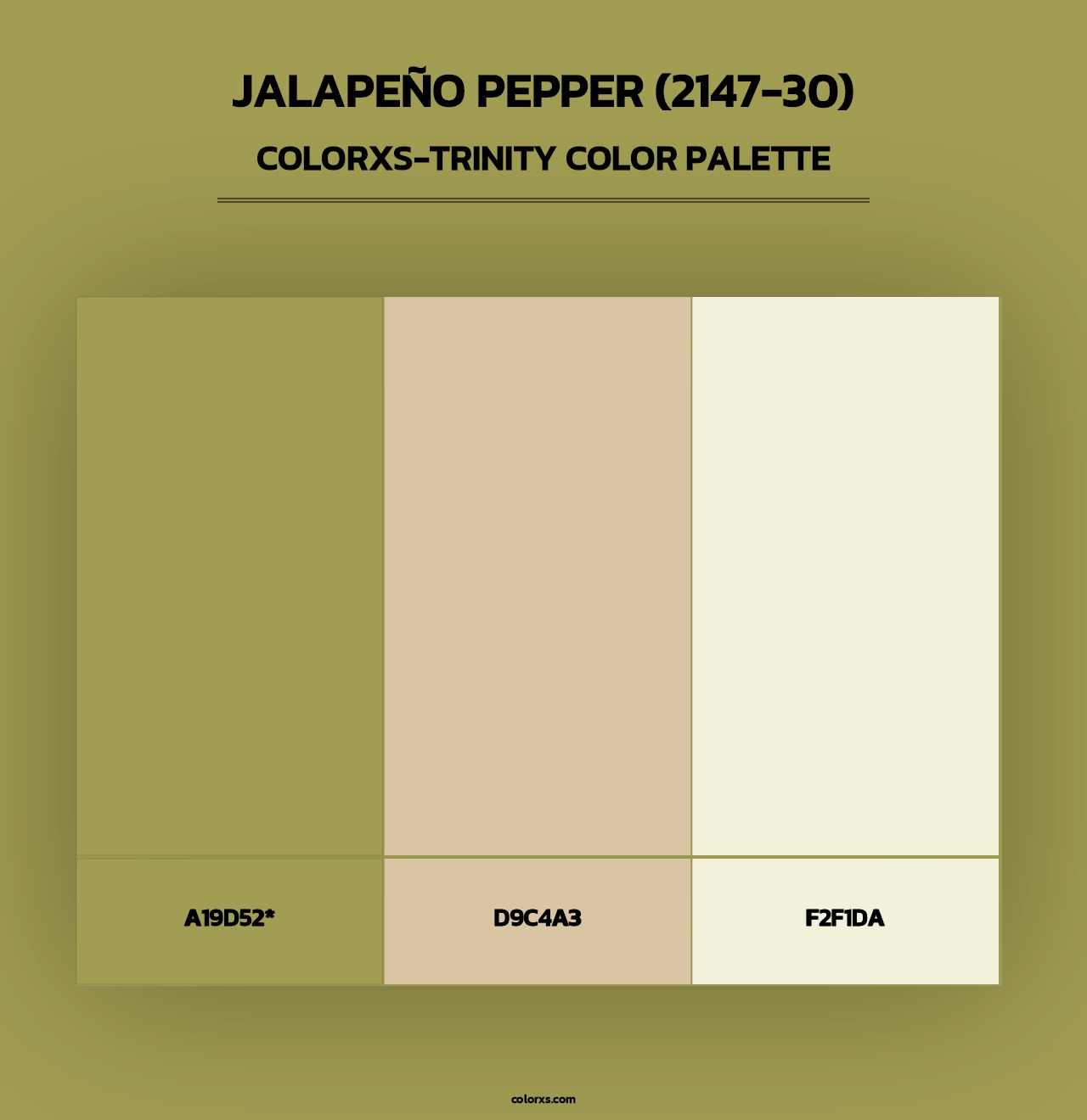 Jalapeño Pepper (2147-30) - Colorxs Trinity Palette