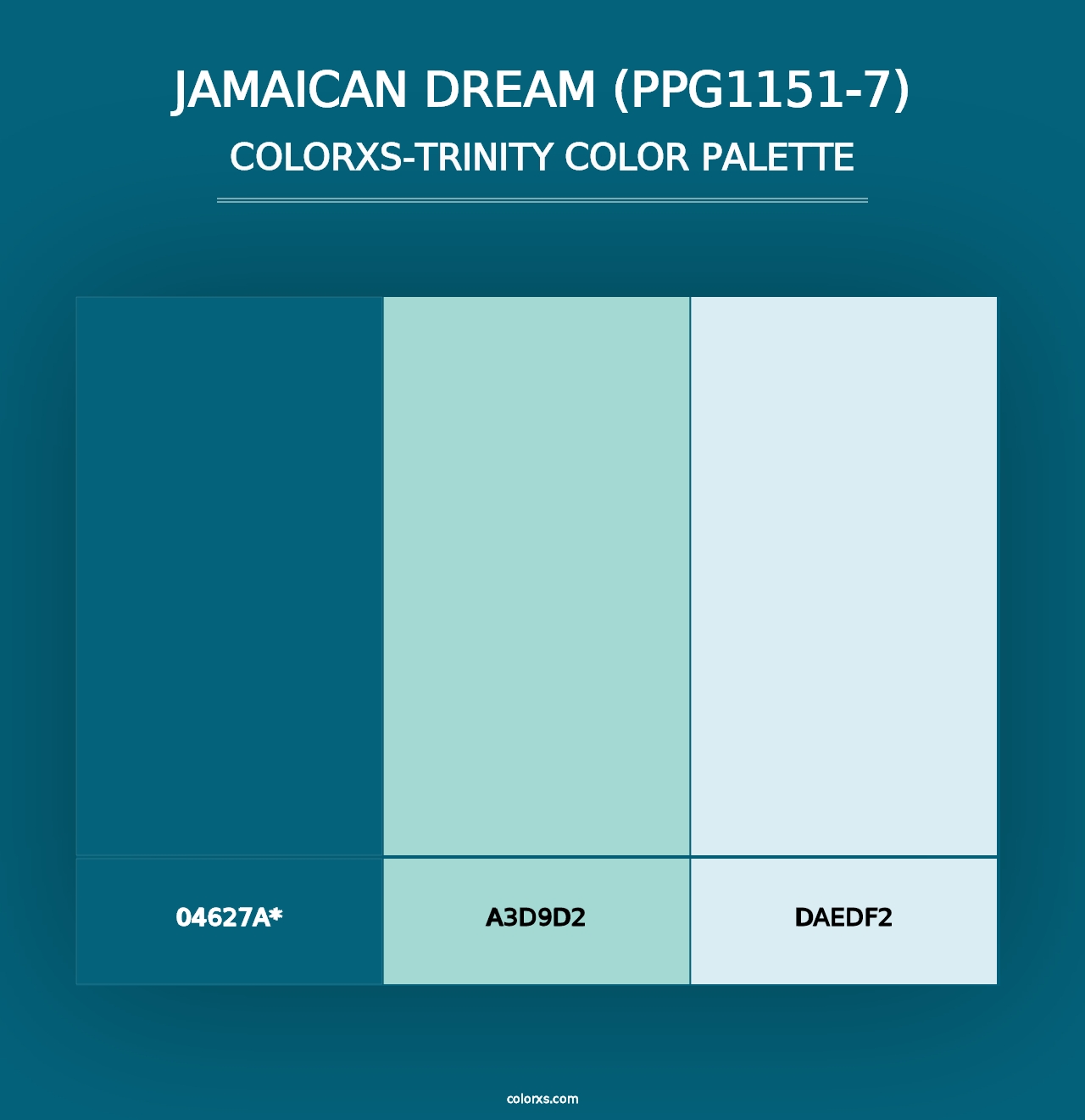 Jamaican Dream (PPG1151-7) - Colorxs Trinity Palette