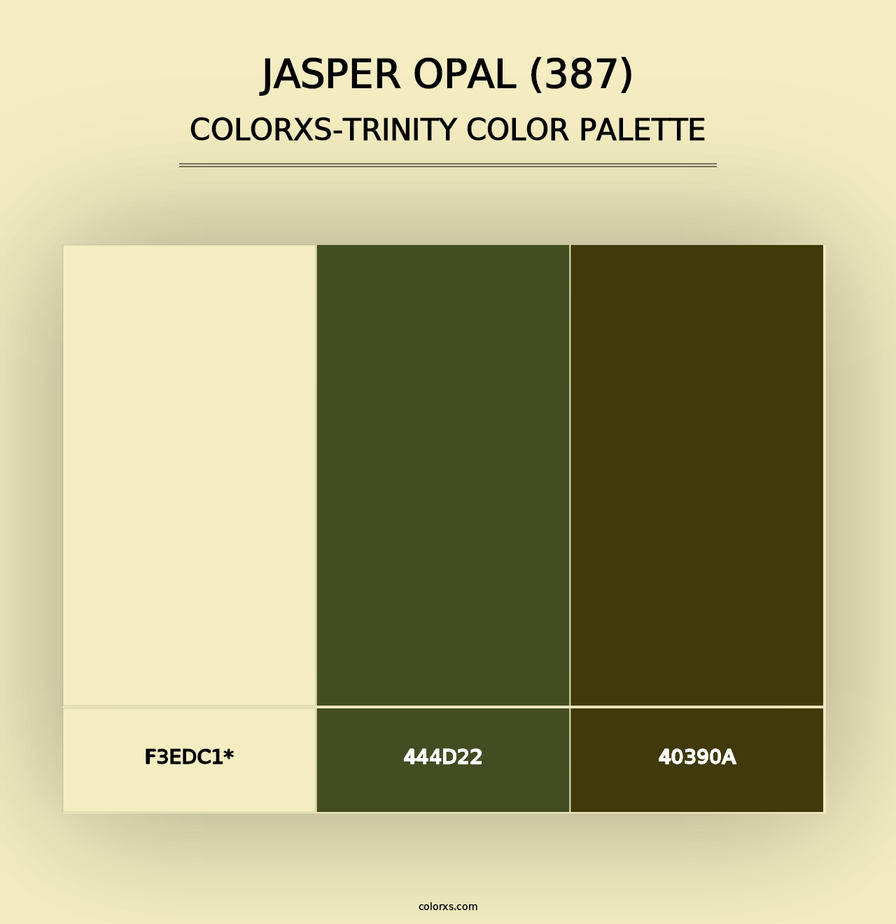 Jasper Opal (387) - Colorxs Trinity Palette