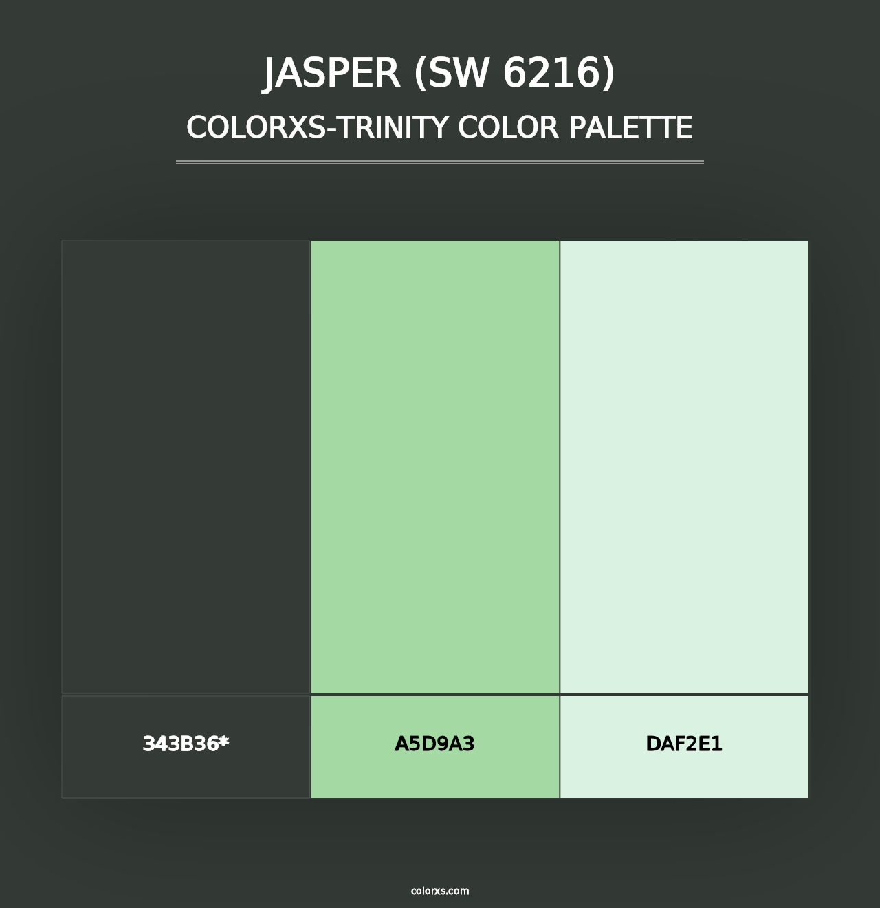 Jasper (SW 6216) - Colorxs Trinity Palette