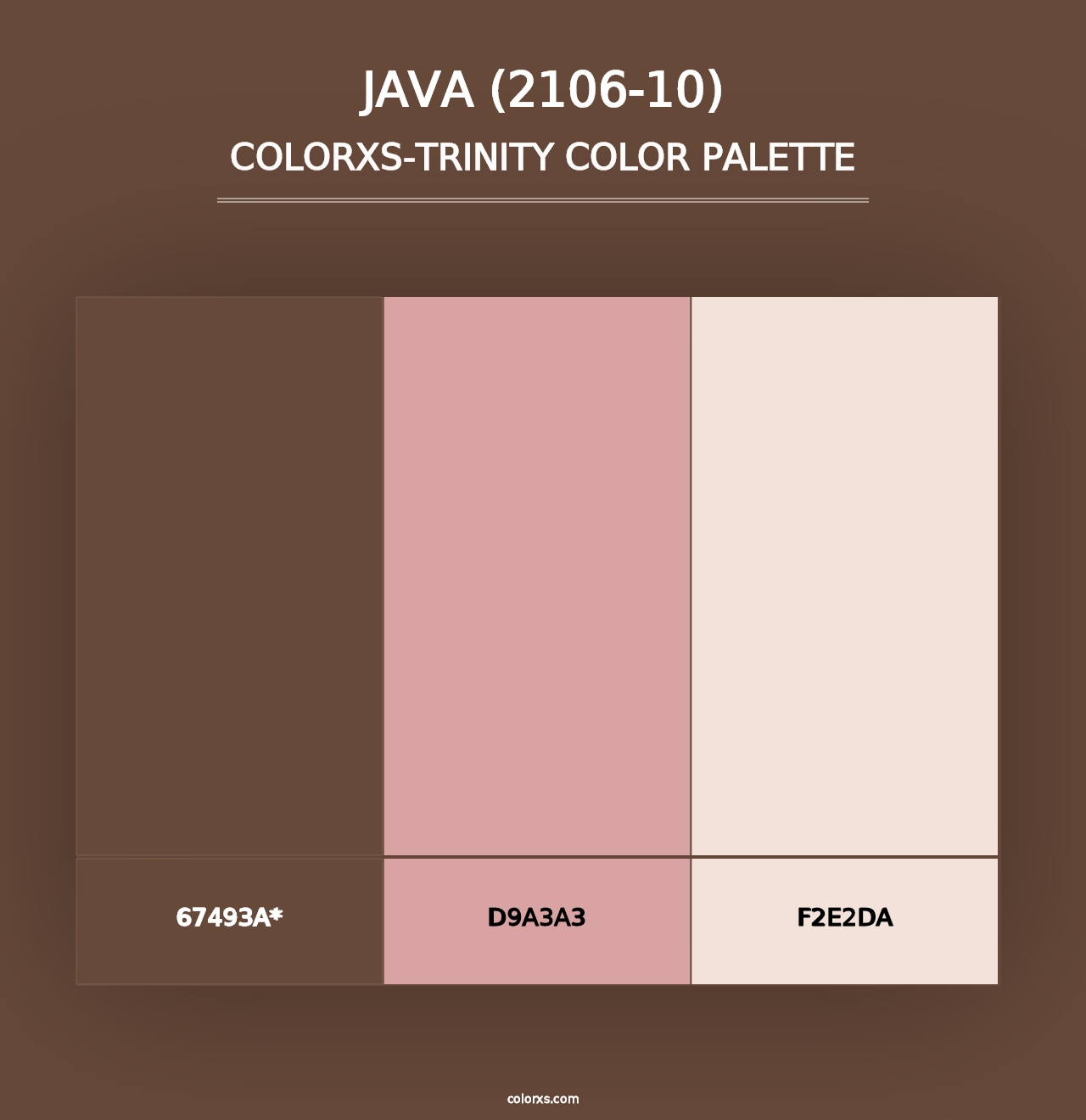 Java (2106-10) - Colorxs Trinity Palette