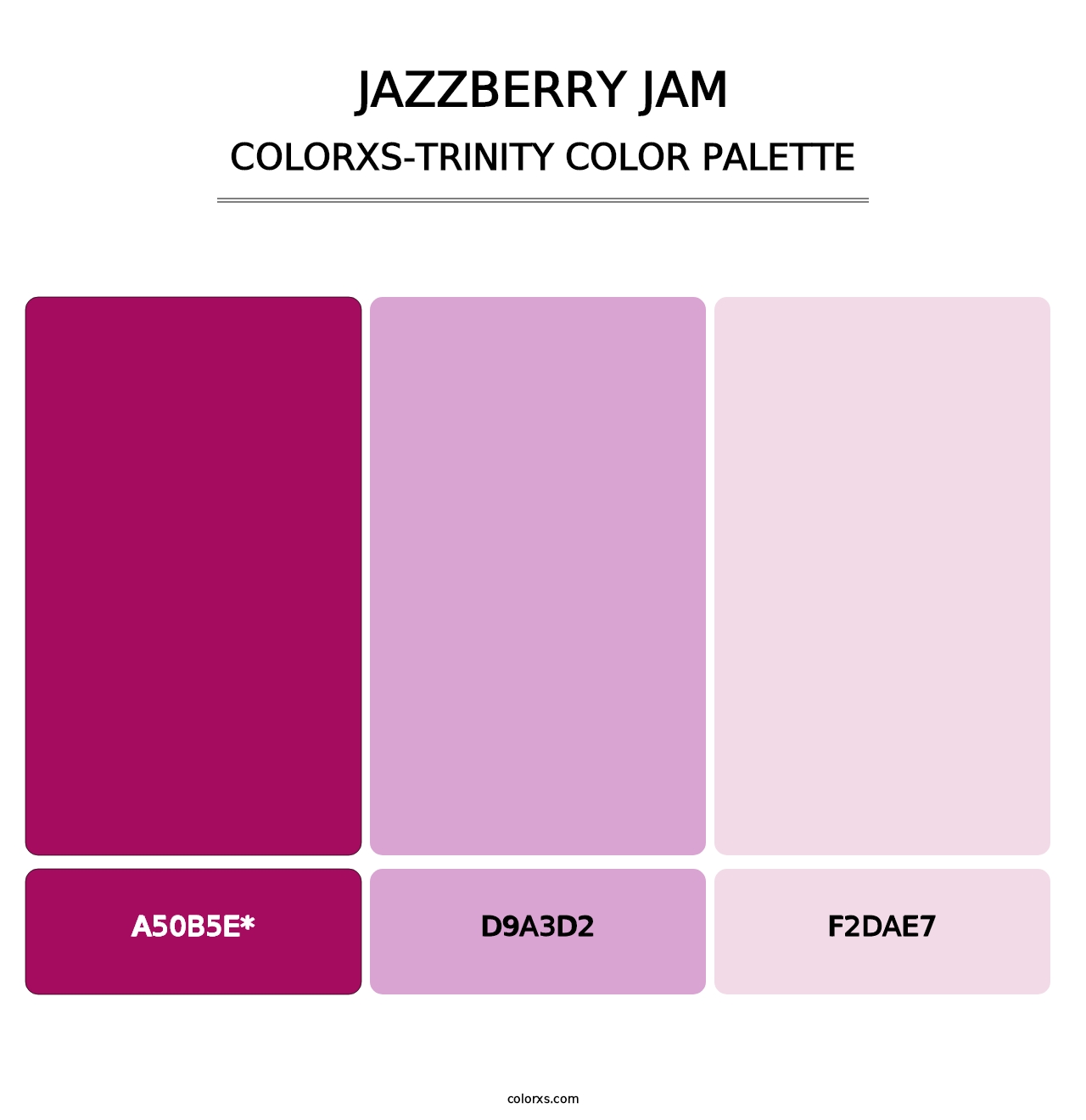 Jazzberry jam - Colorxs Trinity Palette