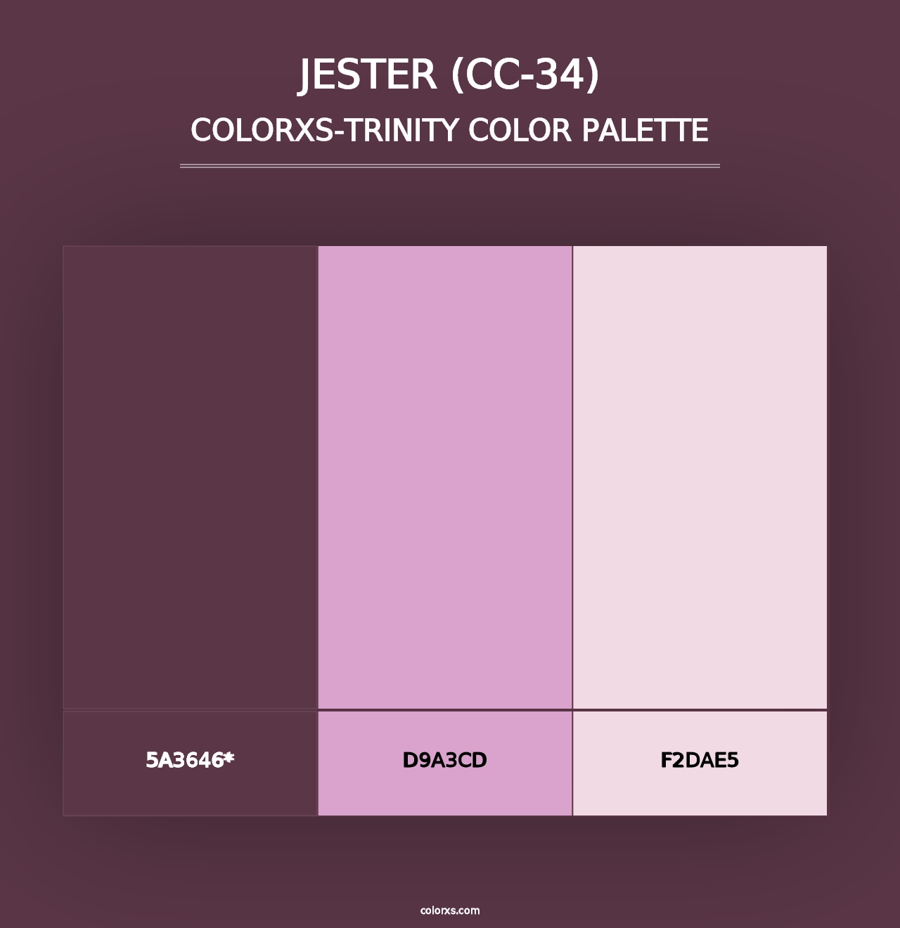 Jester (CC-34) - Colorxs Trinity Palette