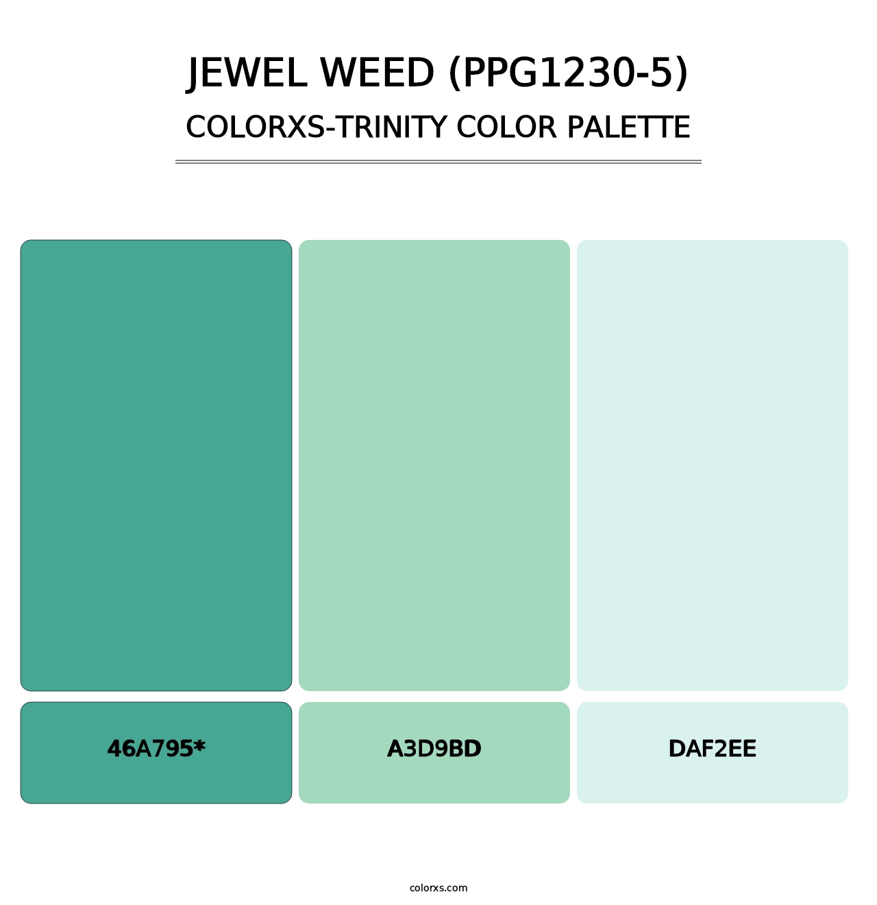 Jewel Weed (PPG1230-5) - Colorxs Trinity Palette