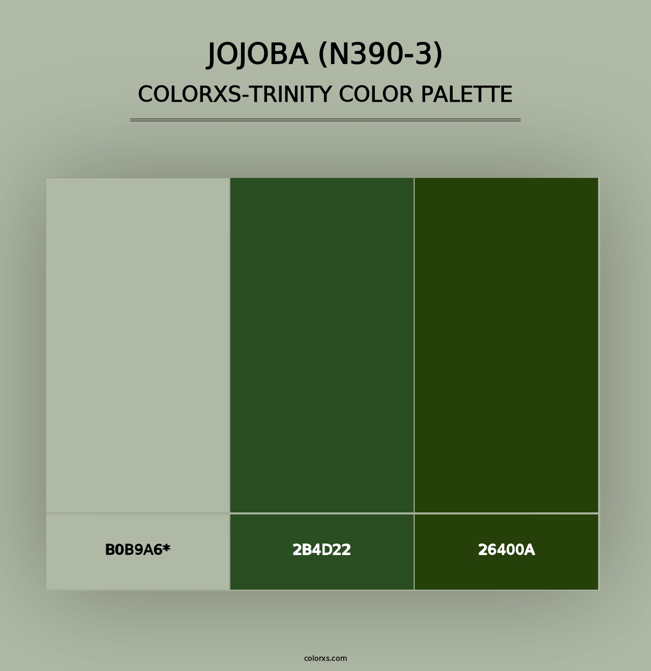 Jojoba (N390-3) - Colorxs Trinity Palette