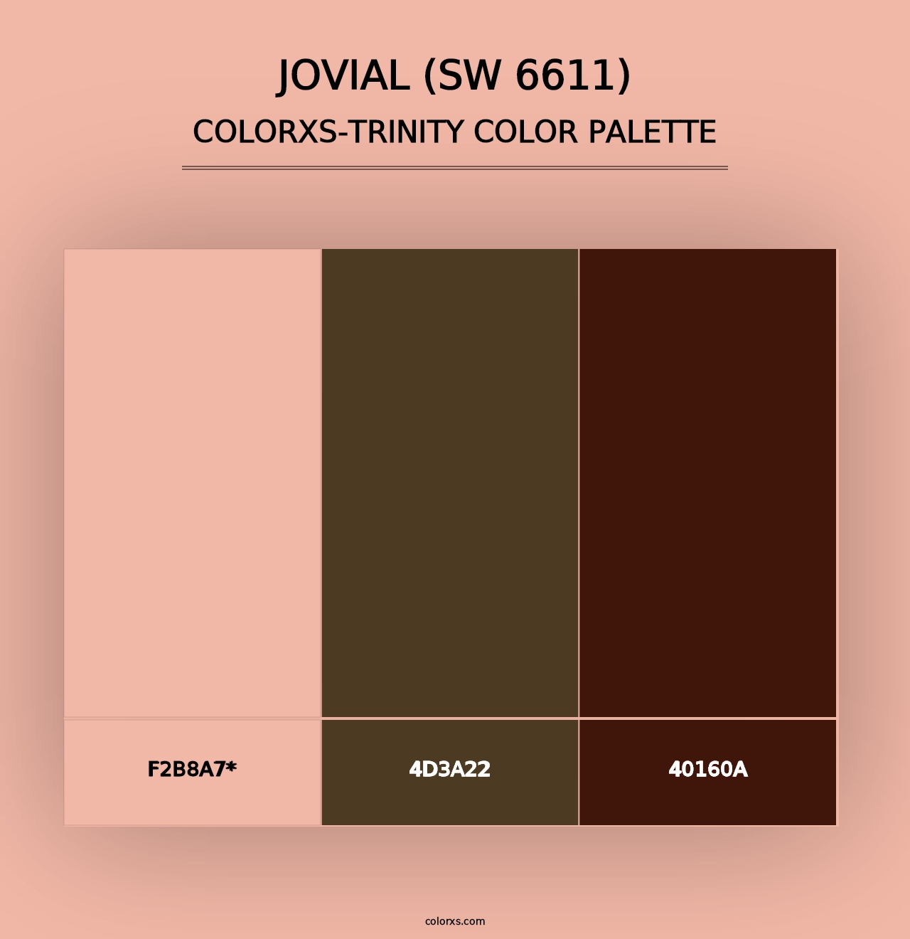 Jovial (SW 6611) - Colorxs Trinity Palette