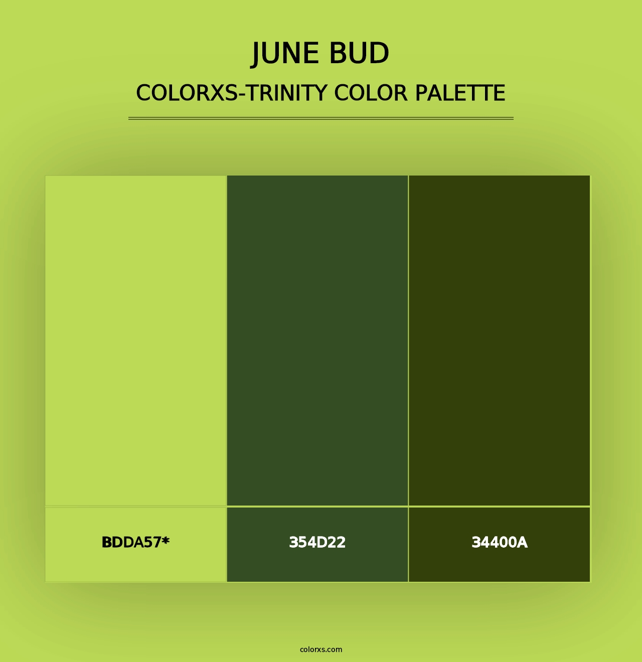 June Bud - Colorxs Trinity Palette