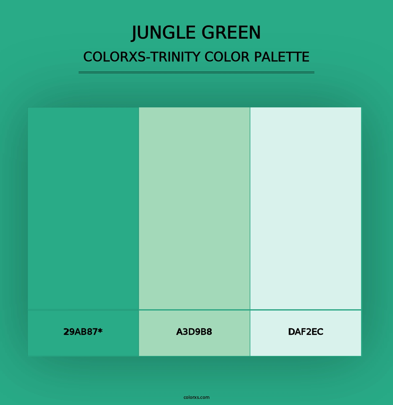 Jungle Green - Colorxs Trinity Palette