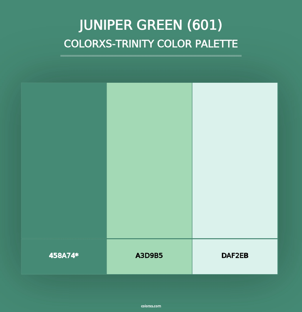 Juniper Green (601) - Colorxs Trinity Palette