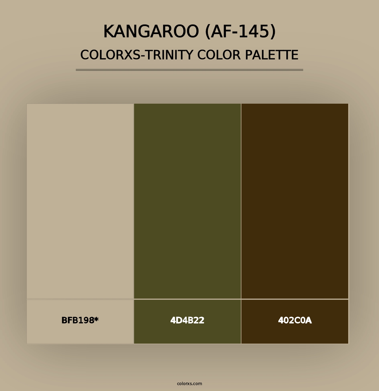 Kangaroo (AF-145) - Colorxs Trinity Palette