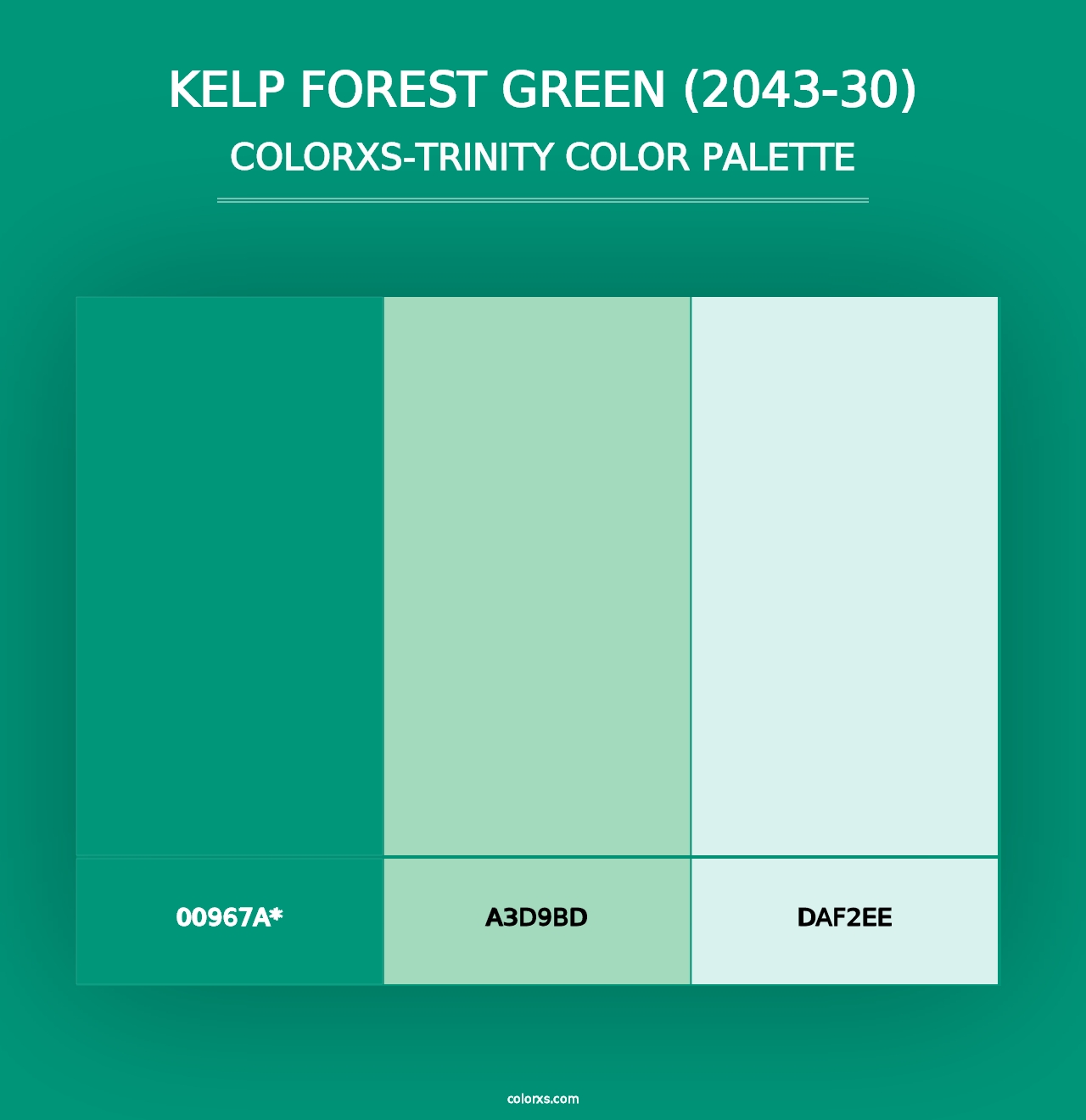 Kelp Forest Green (2043-30) - Colorxs Trinity Palette