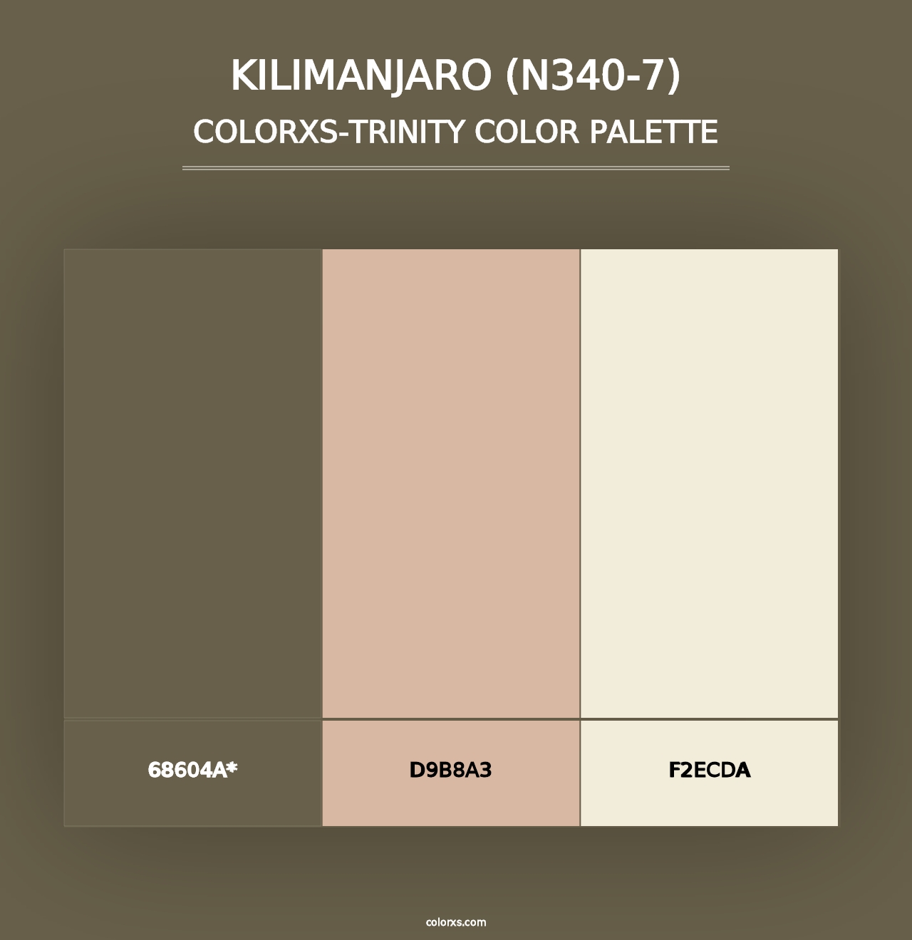 Kilimanjaro (N340-7) - Colorxs Trinity Palette