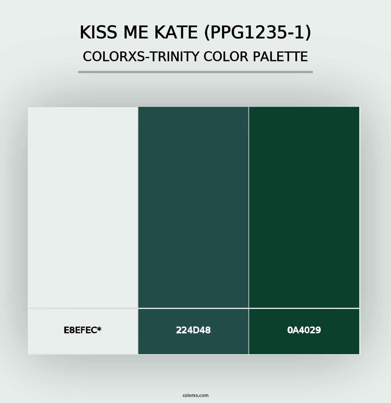 Kiss Me Kate (PPG1235-1) - Colorxs Trinity Palette