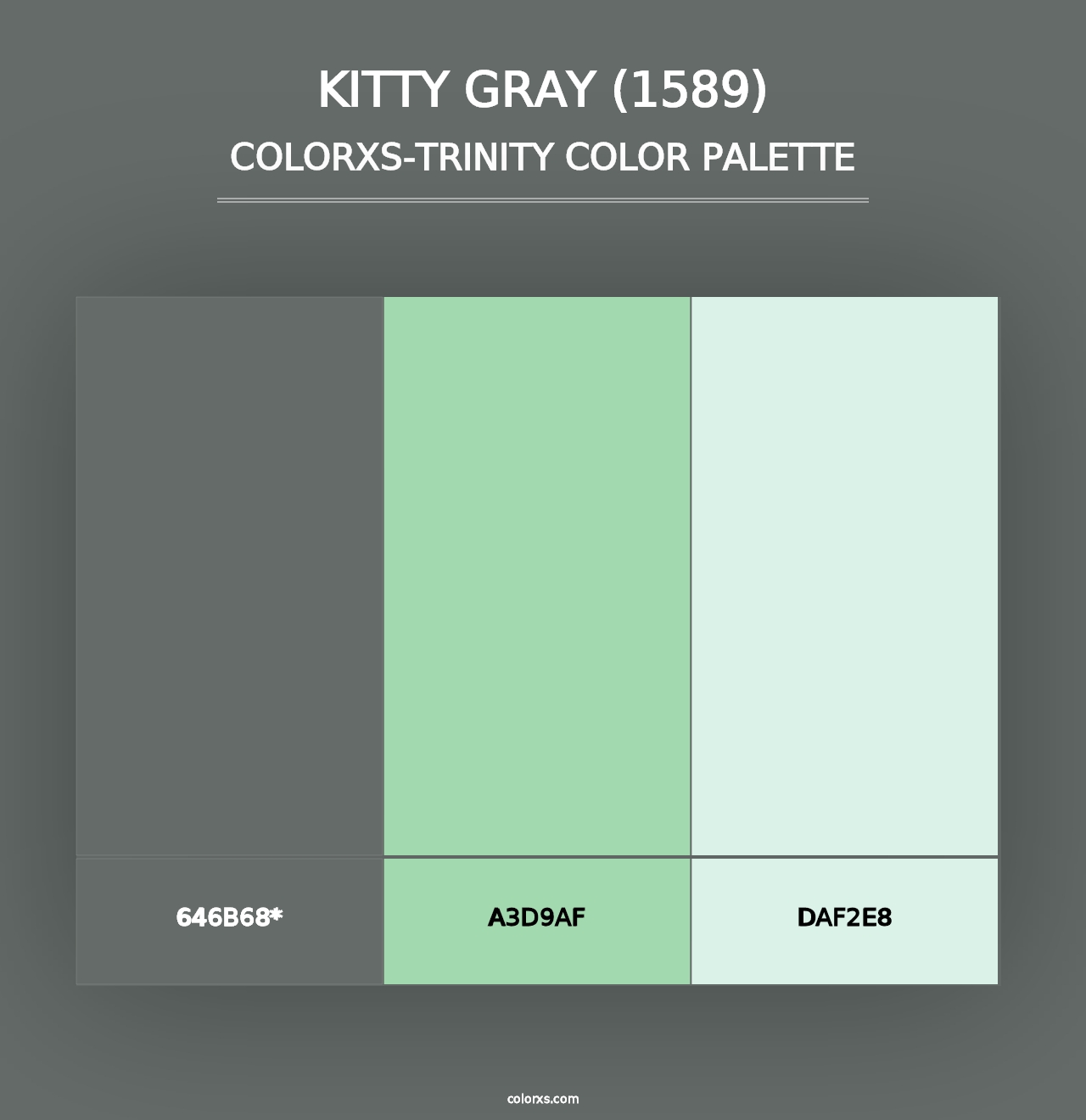 Kitty Gray (1589) - Colorxs Trinity Palette