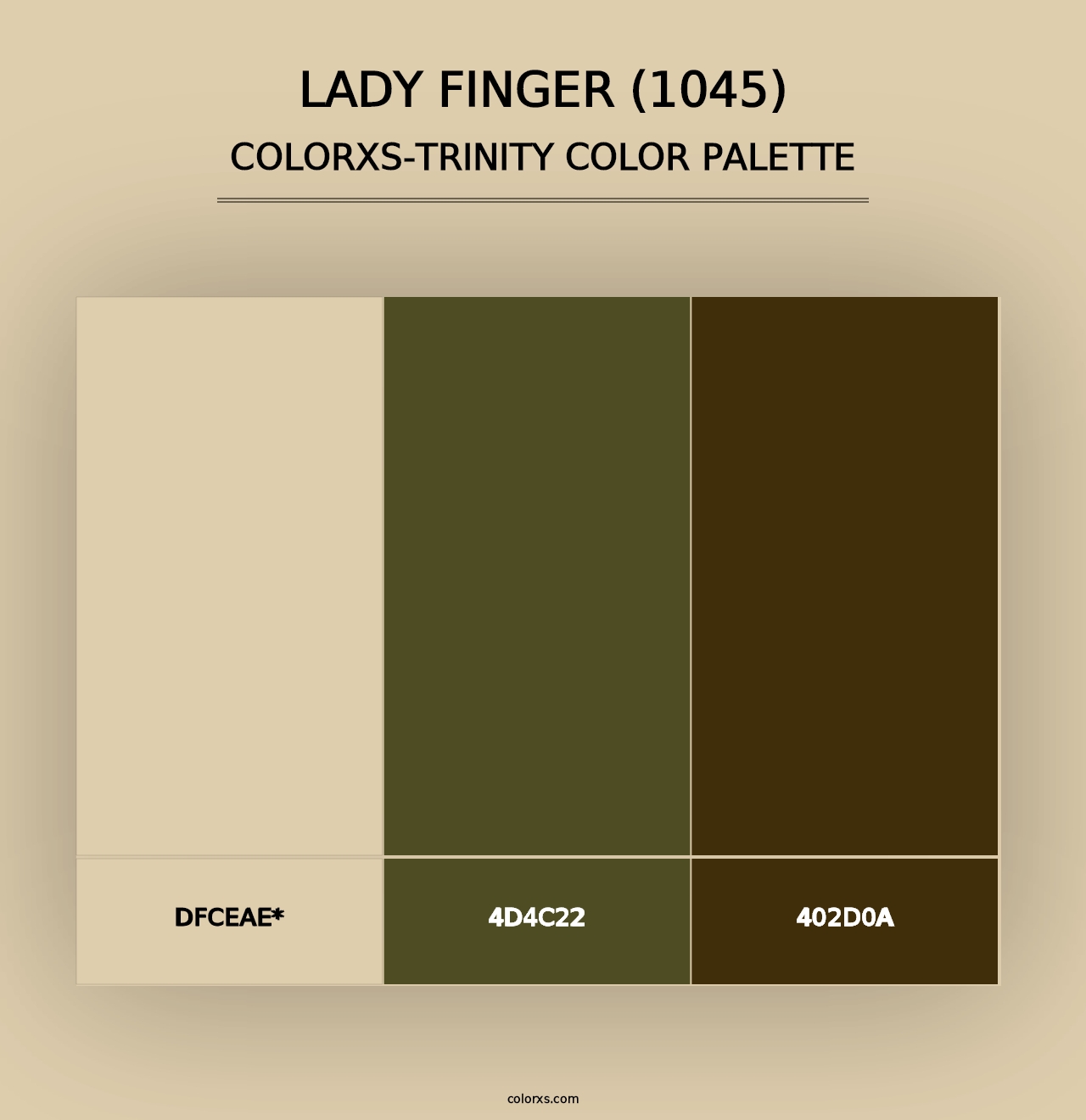 Lady Finger (1045) - Colorxs Trinity Palette