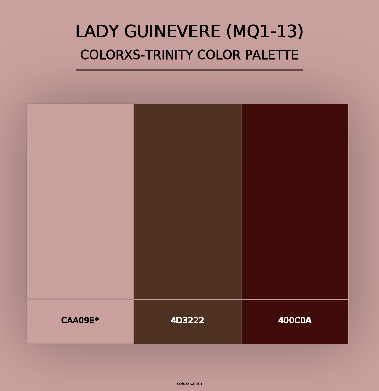 Lady Guinevere (MQ1-13) - Colorxs Trinity Palette