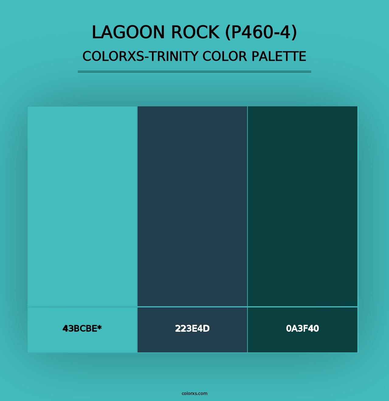 Lagoon Rock (P460-4) - Colorxs Trinity Palette