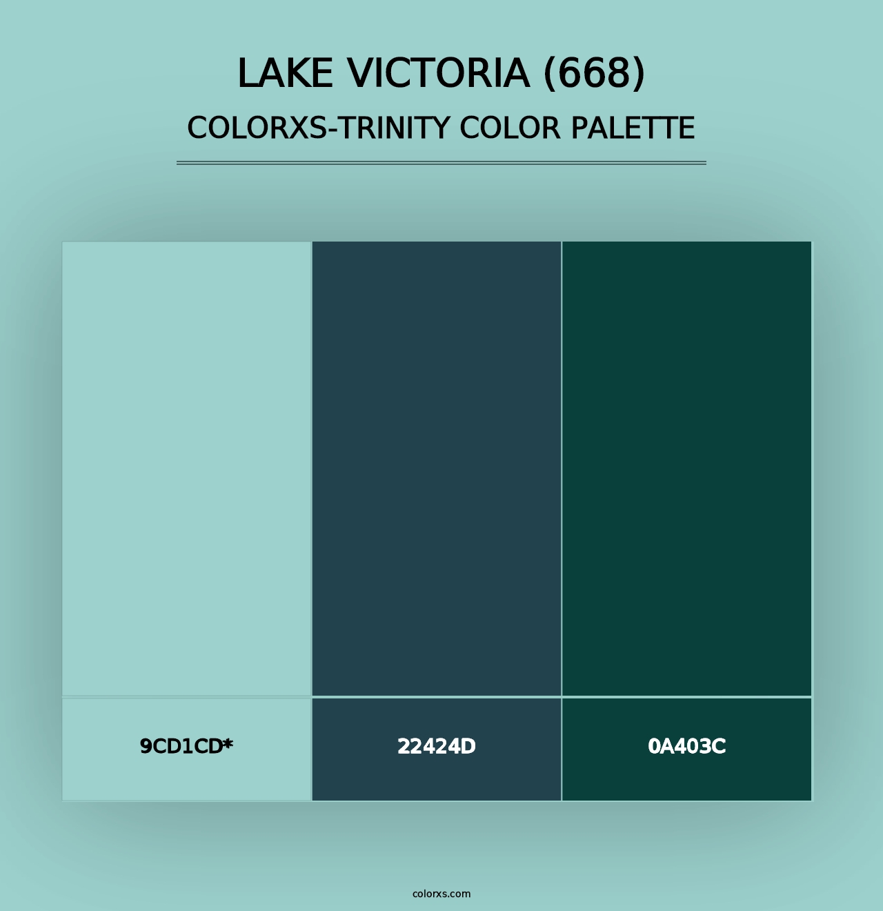 Lake Victoria (668) - Colorxs Trinity Palette