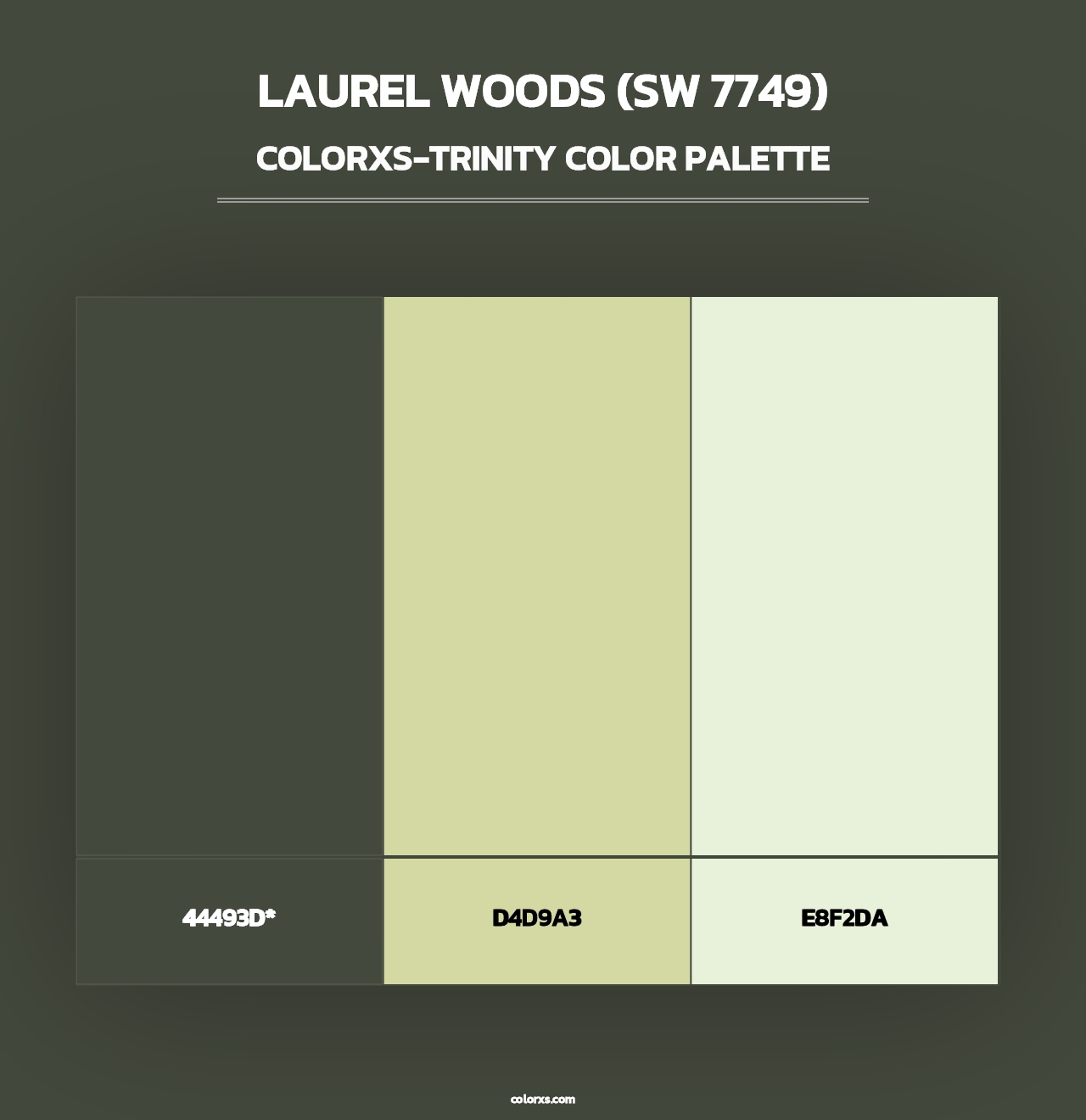 Laurel Woods (SW 7749) - Colorxs Trinity Palette