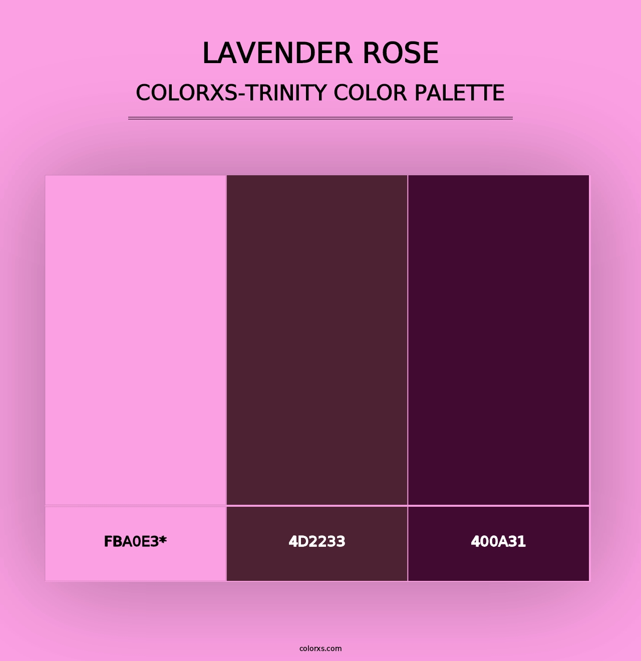 Lavender Rose - Colorxs Trinity Palette