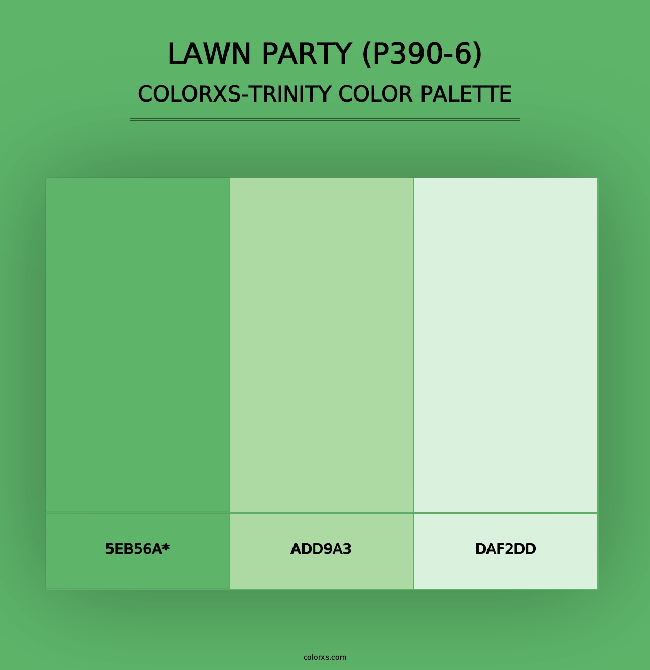 Lawn Party (P390-6) - Colorxs Trinity Palette